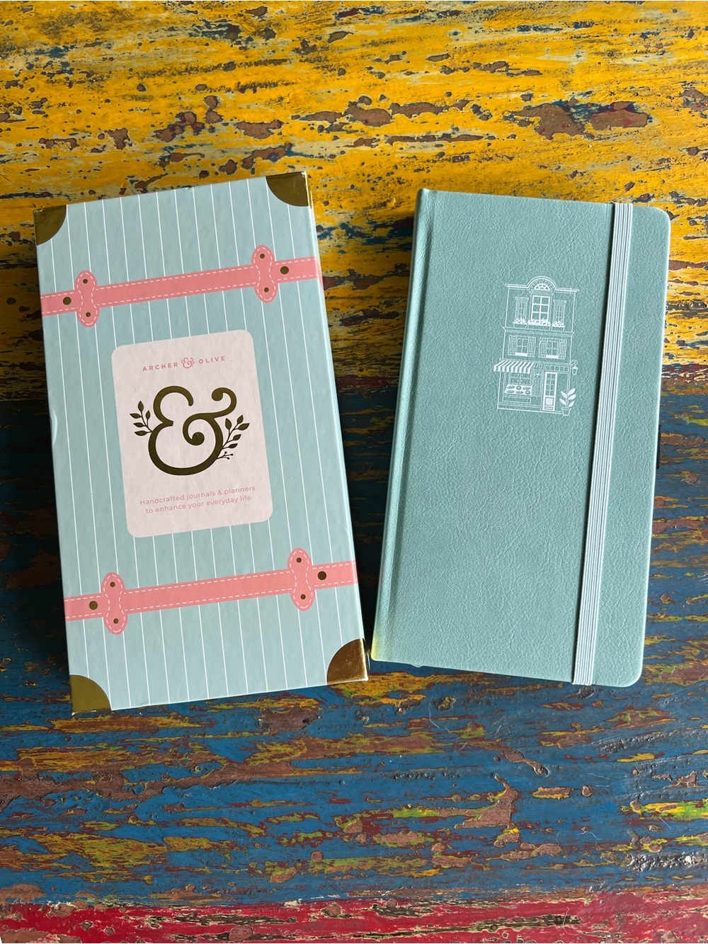 Archer & Olive White Dot Grid Travel Notebook from 2025 Advent Calendar